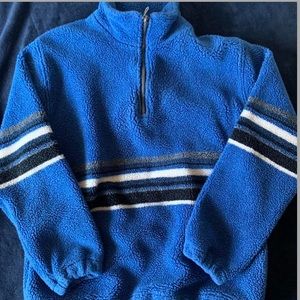 Blue fuzzy sweater